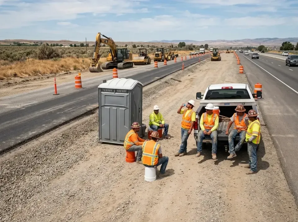 highway-road-construction-crew-007 — frequently asked questions, Porta Potty and Restroom Rentals in Silt, CO